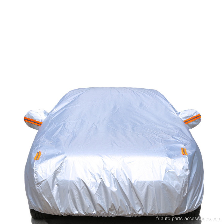 Couverture de voiture à épreuvance de neige à poussière de vent portable pliant