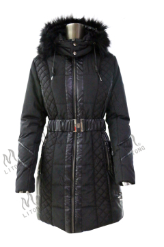 winter ladies padded cotton zipper jacket coat/padded womans jacket