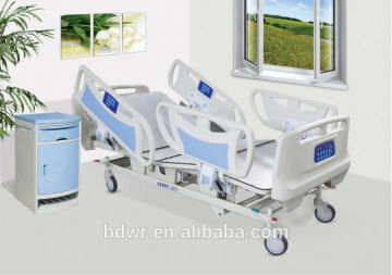 Top medical Hospital Bed /Multi-function electric hospital bed/IMetal & Plastic Hospital Bed