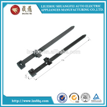 Nylon Cable Pull Lock adjustable plastic tie lock,plastic cable tie