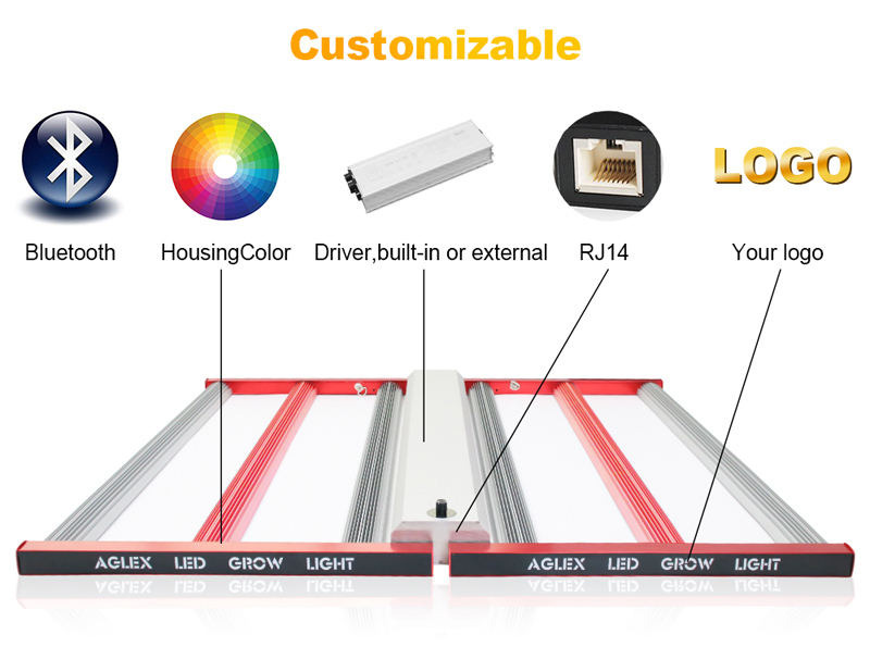 Aglex Switchable 700W Tam Spektrum LED Grow Işıkları