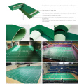 Profissional de piso de badminton interno de badminton usando