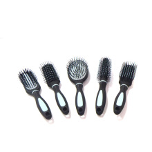 Customizable Tangle-Free Professional Hairbrush and Comb Set: Colorful, Vent Design for All Hair Types