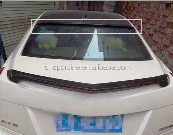 Carbon Fiber ATS Roof Window Spoiler Wing For Cadillac ATS Sedan 13-15