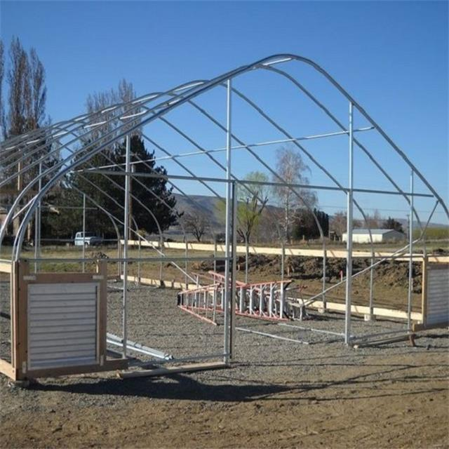 High strength Agricultural poly tunnel tomato green house