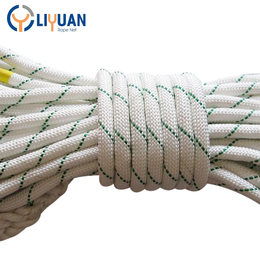 High Quality 16mm Nylon Braided Outdoor Climbing Rope