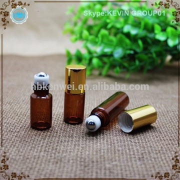 steel ball glass perfume bottle roll on bottle glass roll on bottle for perfume