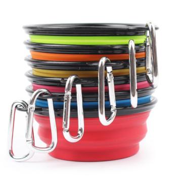 Travel Portable Silicone Collapsible Dog Bowls