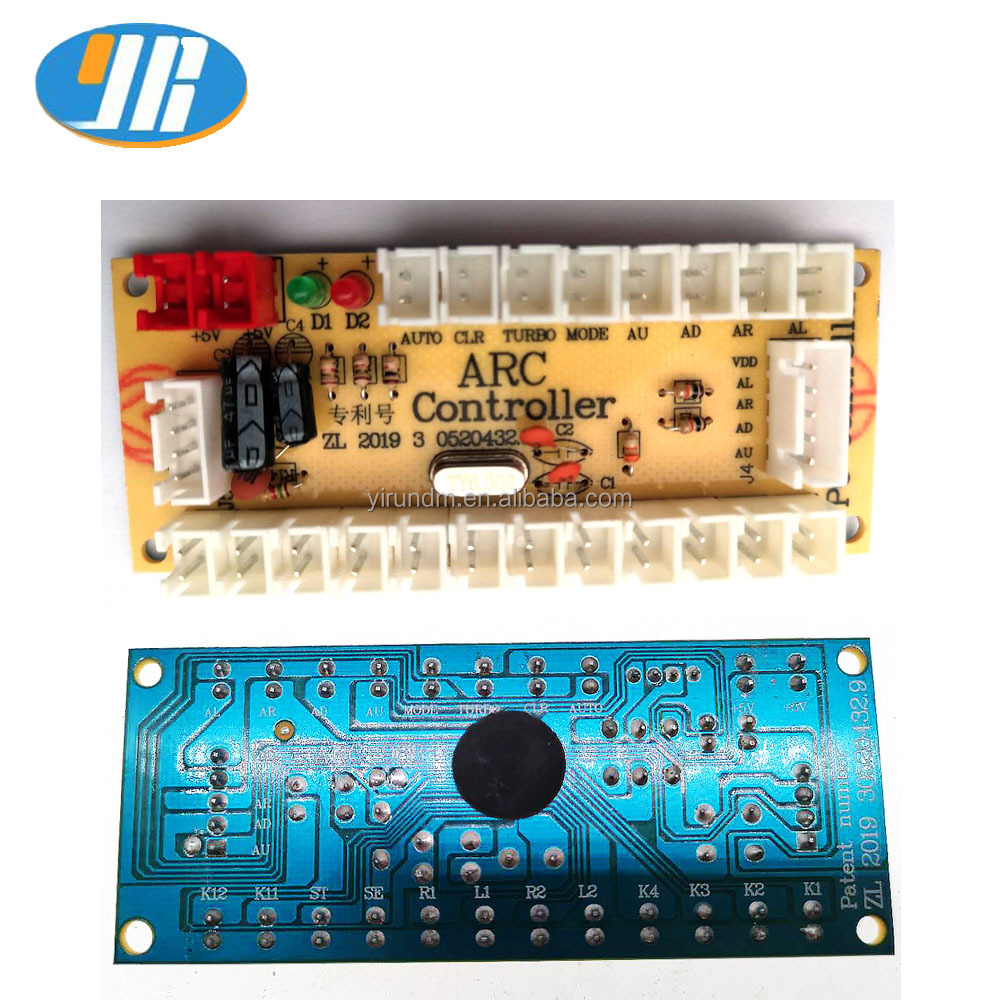 High Quality USB Zero Delay Encoder Board PC Joystick Control for DIY Arcade Game Console Coin Pusher Amusement Game Centers