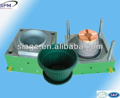 custom plastic injection flower pot mould