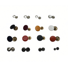 Multi-color snap fastener for garment