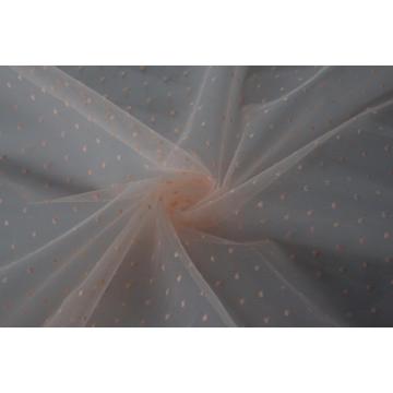 100% Polyester Dots Pattern Mesh Fabric