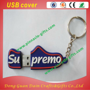 customized cartoons soft pvc/silicone USB covers