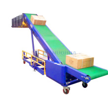 Vehicle Loading Offloading Extendable Vertical Conveyor For Truck Or Container