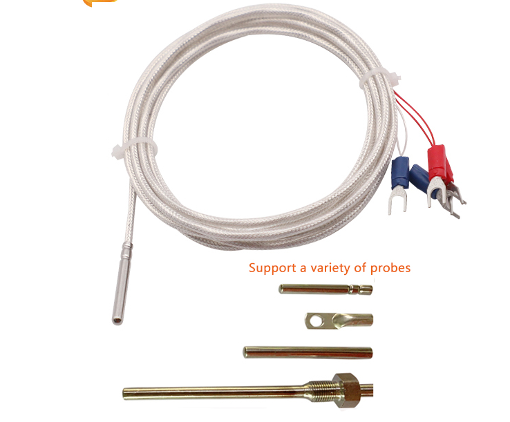 china manufacture 3 wire industry k type rtd thermocouple temperature sensor PT100