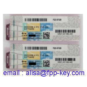 Windows 8.0 Standard Core OEM Coa ,Key Sticker ,Cheap price
