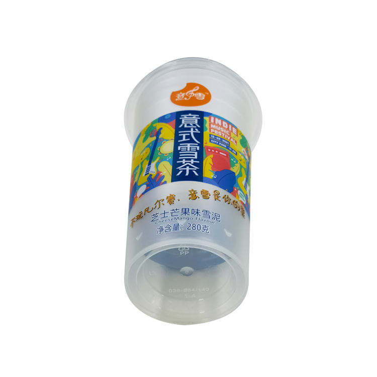 Manufacturer Drinking Beverage Coffee Beer Juice Transparent Clear Plastic Cup with Dome Flat Lid