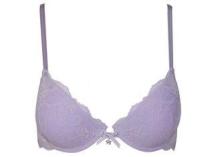 Delicate Lace Gel Padded Push Up Bras , Plunge Sexy Spaghet
