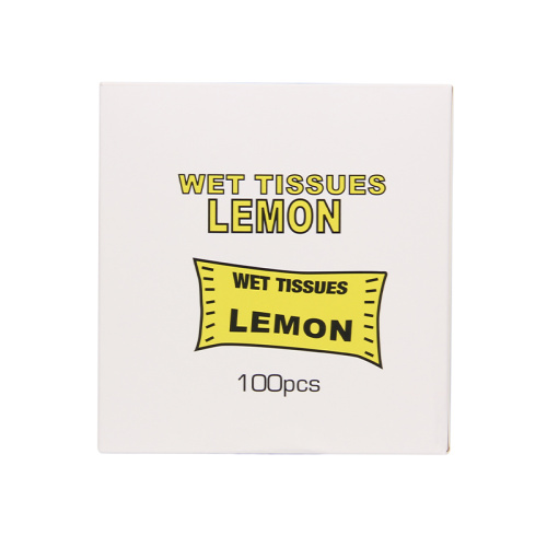 Lemon Flavor Individually Wrapped Vagan Wipes