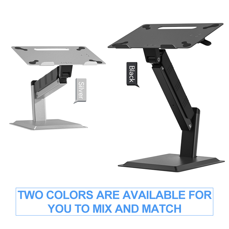 Height Angle Adjustable Sit to Stand Laptop Holder