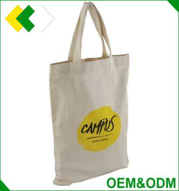 Manufacturer customized recycled nature cotton bag /organic cotton bag