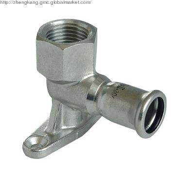 M Profile Female Elbow with Wall Plate