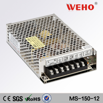 150w 12v mini size ms-150-12 with ce roh switching power supply