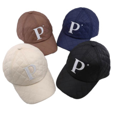 Quilted Hat: Autumn and Winter Leisure Warmth Baseball Cap