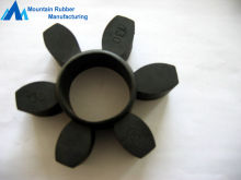 Tear Resistance Nbr Elastomer Coupling / Rubber Spider For Rubber Vibration Dampers