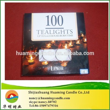 100 Pcs Tealight Candle & paraffin wax candle