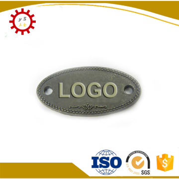 Low Price embossed leather logo labels