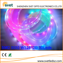 DC5V WS2812B 144Leds Dimmable Chasing Led Flat Rope Light