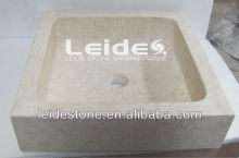 Galala beige marble stone sink