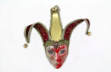 10" Unique Decorative Venetian Masks With Full Face Masquerade Masks