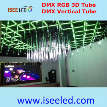 Âm nhạc kích hoạt dọc LED 3D ống ánh sáng