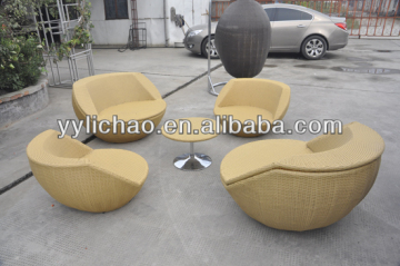 hot sale rattan cafe furniture