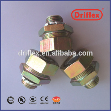 Liquid tight steel conduit connector conduit box connector