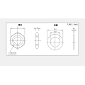 Potensiometer putar seri Rk09l