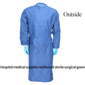 Robe renforcée stérile non tissée jetable pour hôpital