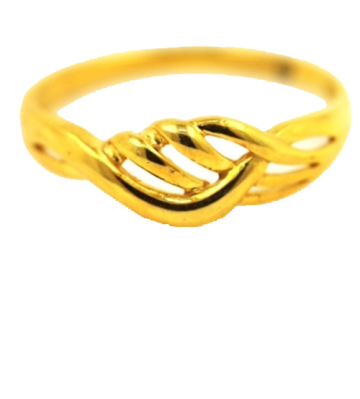 Simple Braid Ring 18 K Yellow Gold