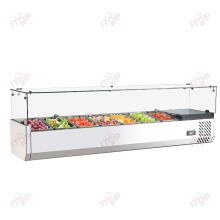 Desktop Salad Cabinet: Refrigerated Fresh-keeping Salad and Dessert Display Refrigerator