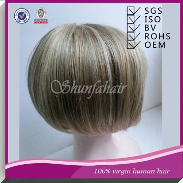 Short brazilian hair full lace wig,blonde human hair full lace wig,natural hair wig