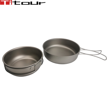 High Quality Healthy Non-Stick Pure Titanium Fry Pan
