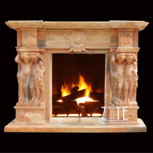 Sunset Red Marble Boys fireplace manufacturers