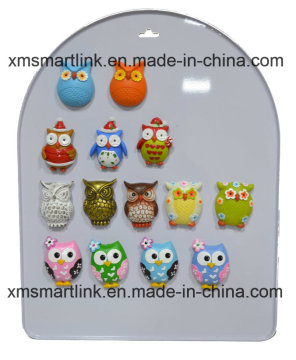 Souvenir Owl Decoration Resin Magnet Gifts