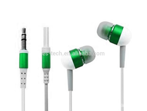 Made in China colorful metal earphones,Walkie talkie earphone