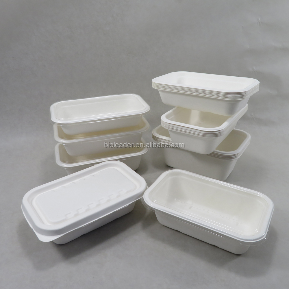 Disposable Biodegradable Bagasse Frozen Food Tray eco-friendly products