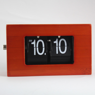 Bamboo Mini Flip Clock