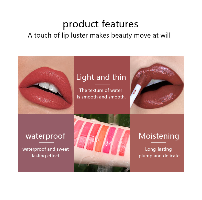 New Sensational Nude Lip Gloss Cosmetics Private Label 6 PCS Matte lipstick Set