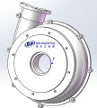 Centrifugaal, horizontaal, zware drijfmestpomp